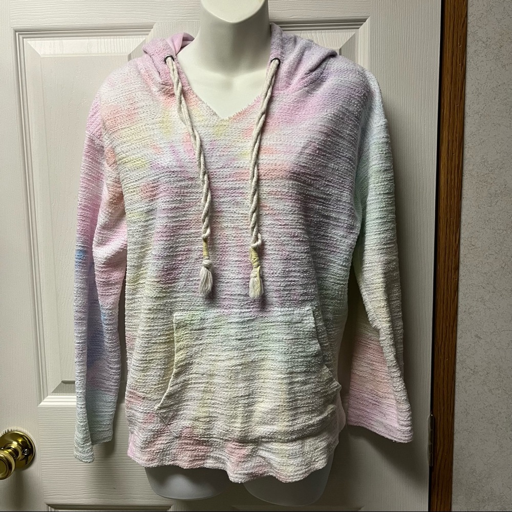 Dreamsicle size medium pastel tie dye hoodie